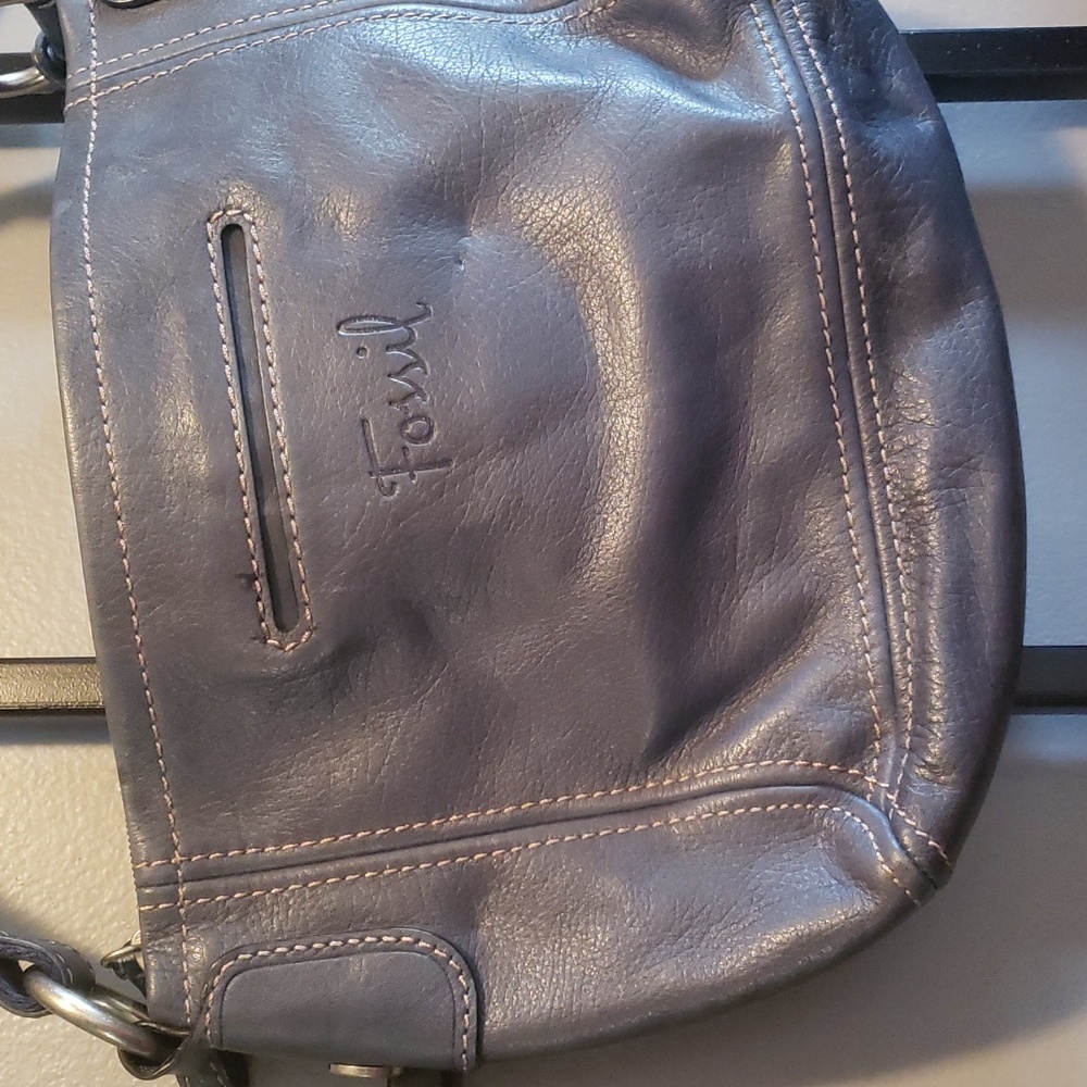 Fossil blue leather small bag - Picture 2 of 8